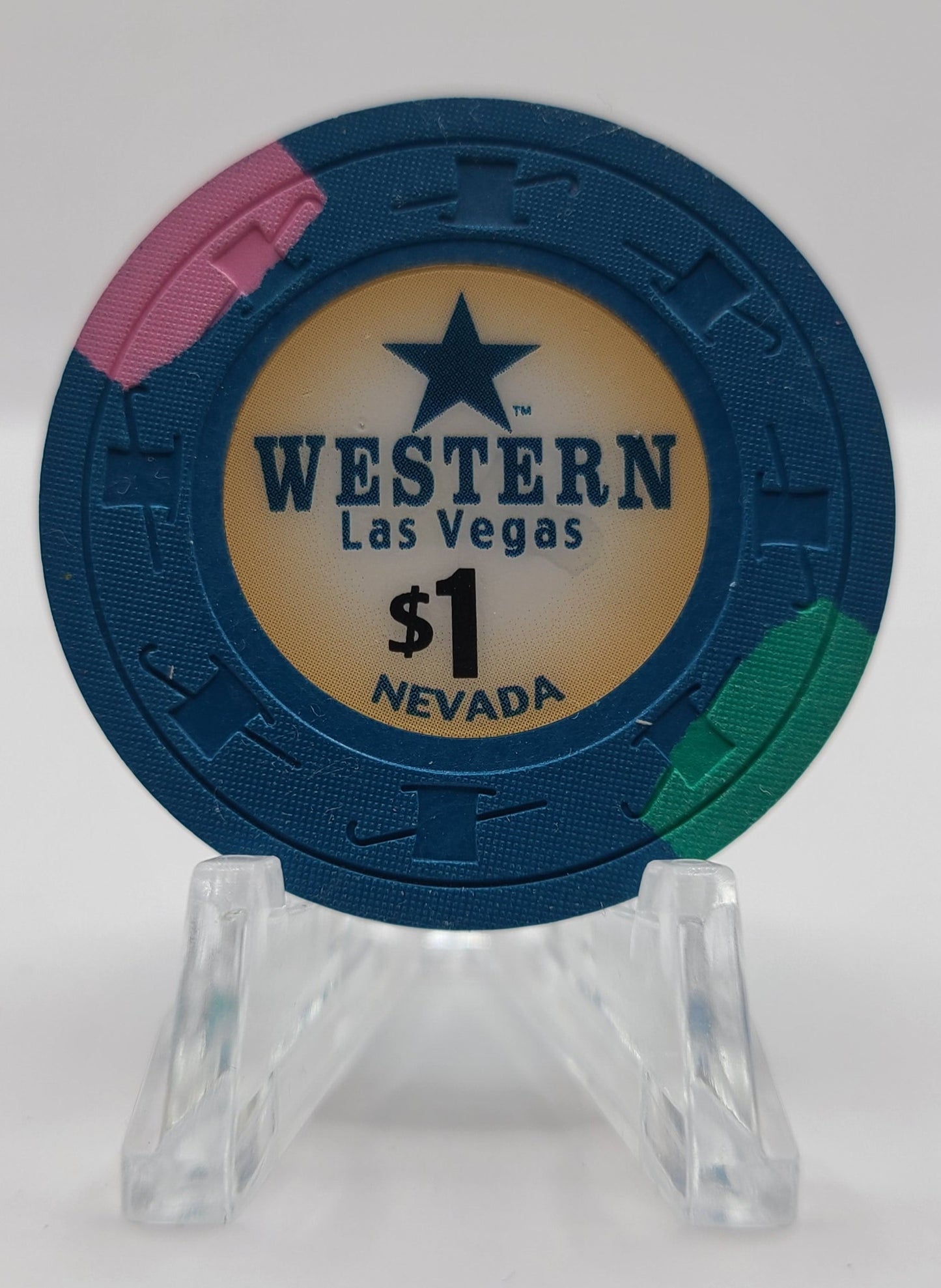 Western Casino Las Vegas Nevada 2008 $1 Chip E8431