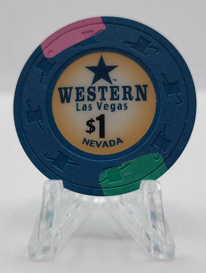 Western Casino Las Vegas Nevada 2008 $1 Chip E8431