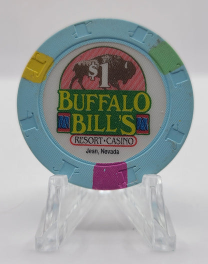 Buffalo Bill's Hotel Casino Jean Nevada 1994 $1 Chip N1191