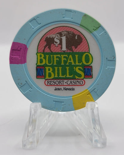 Buffalo Bill's Hotel Casino Jean Nevada 1994 $1 Chip N1191