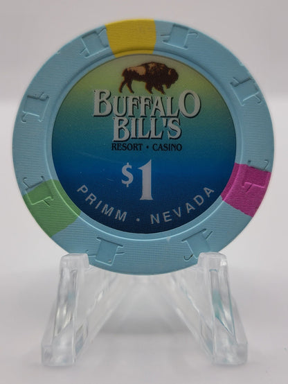 Buffalo Bill's Hotel Casino "Primm" Nevada 1997 $1 Chip N9382