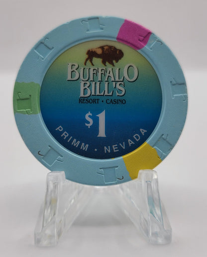 Buffalo Bill's Hotel Casino "Primm" Nevada 1997 $1 Chip N9382