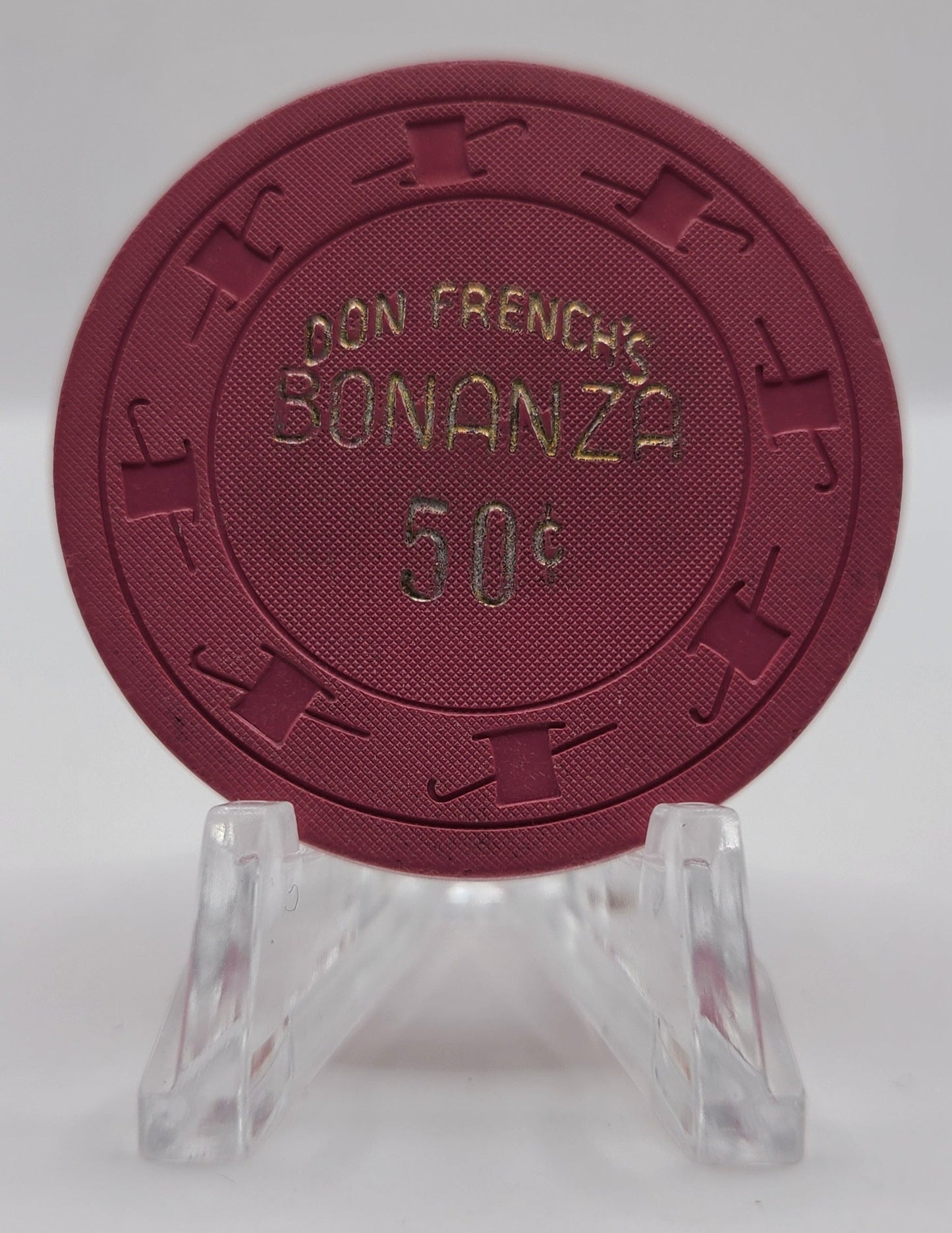 Bonanza "Don French" Casino N.Las Vegas Nevada 1955 $.50 Chip N3918