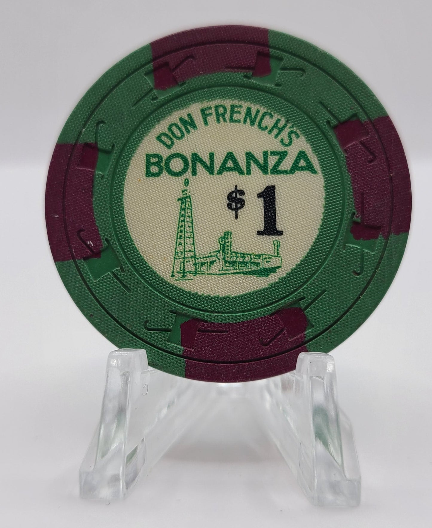 Bonanza "Don French" Casino N.Las Vegas Nevada 1967 $1 Chip N1373