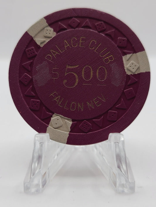 Palace Club Fallon Nevada 1952 $5 Chip N0364