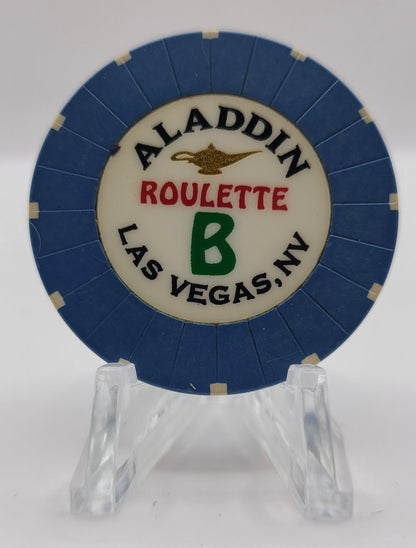 Aladdin Resort & Casino Las Vegas Nevada 2000 B Roulette Chip V7126