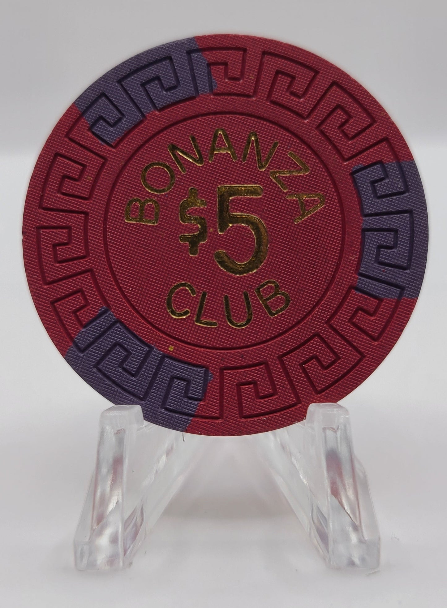 Bonanza Club Stateline Nevada 1966 $5 Chip