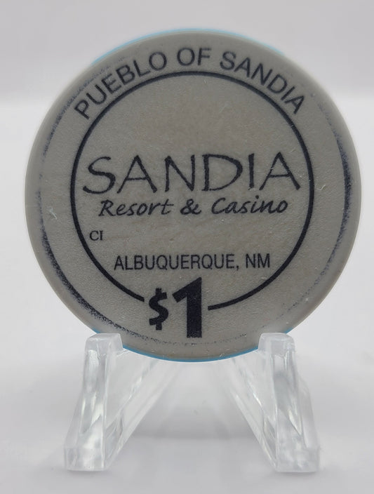 Sandia Resort Casino Albuquerque New Mexico $1 Chip CG018136