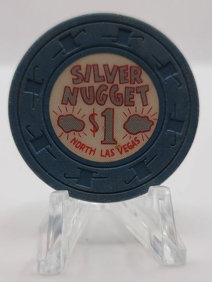 Silver Nugget Casino N.Las Vegas Nevada 1965 $1 Chip N2161