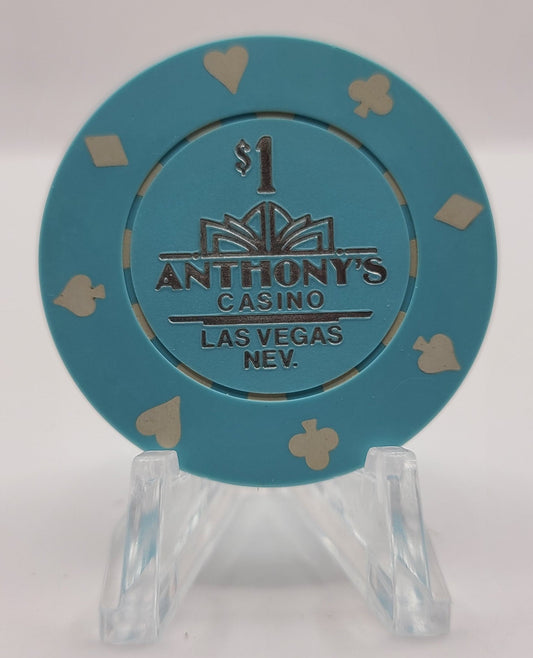 Anthony's Casino Las Vegas Nevada 1989 $1 Chip N1343