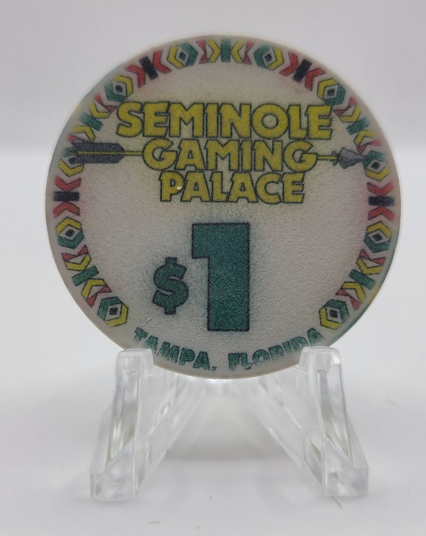 Seminole Gaming Palace Tampa Florida $1 Chip