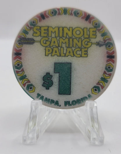 Seminole Gaming Palace Tampa Florida $1 Chip