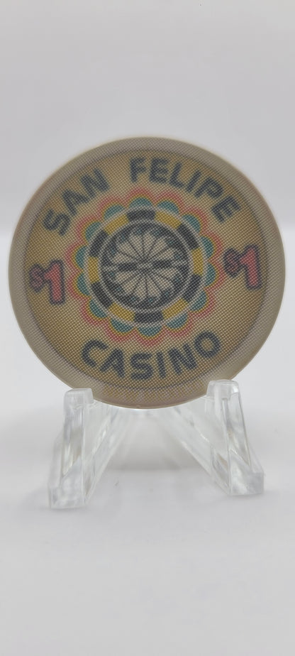 San Felipe Casino San Felipe New Mexico $1 Chip