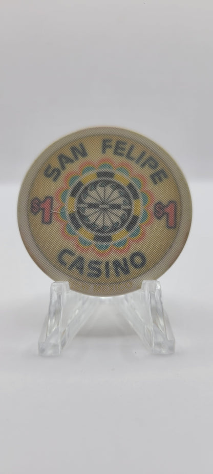 San Felipe Casino San Felipe New Mexico $1 Chip