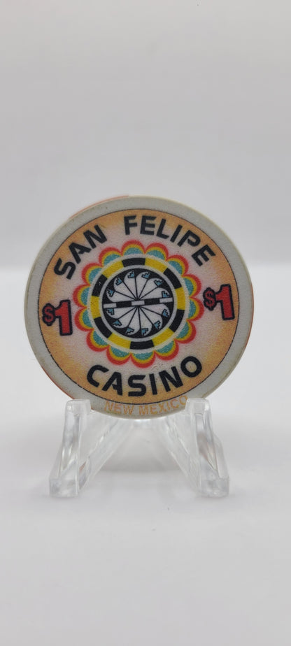 San Felipe Casino San Felipe New Mexico $1 Chip