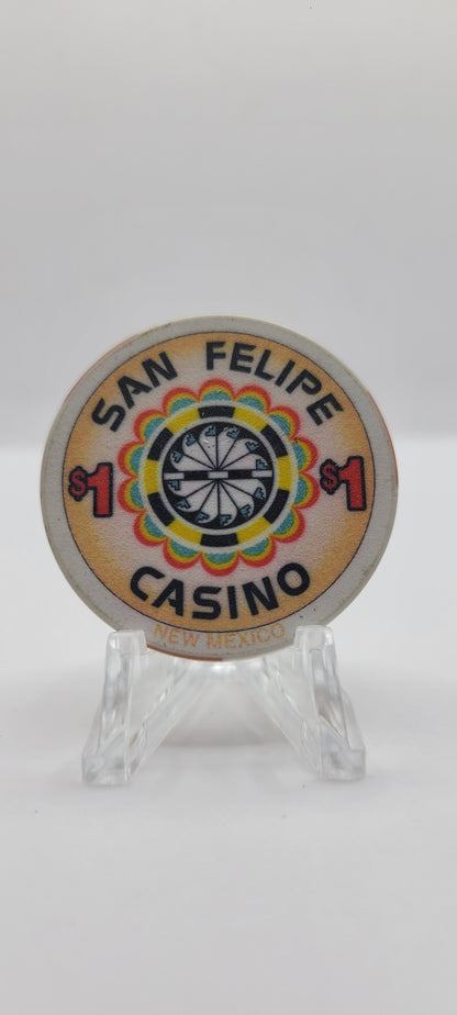 San Felipe Casino San Felipe New Mexico $1 Chip