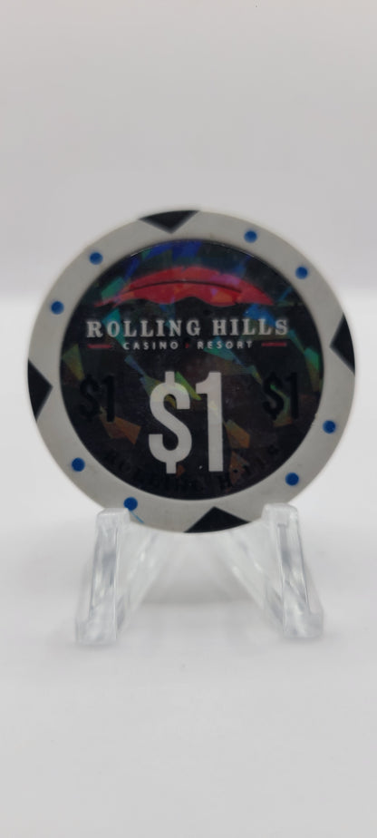 Rolling Hills Casino Corning California $1 Chip