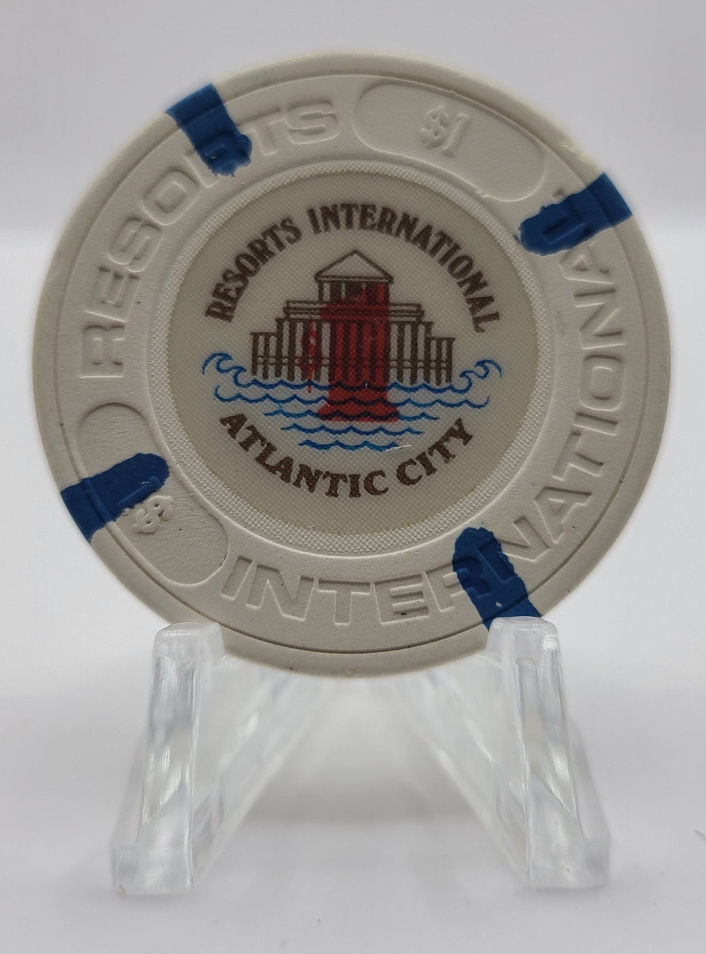 Resorts International Casino Atlantic City New Jersey $1 Chip