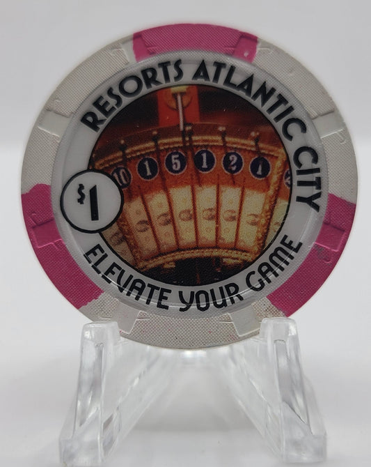 Resorts International Casino Atlantic City New Jersey $1 Chip