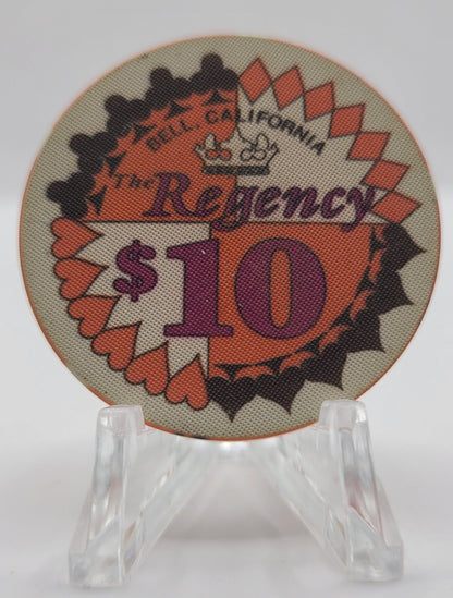 The Regency Card Club & Casino Bell California $10 Chip