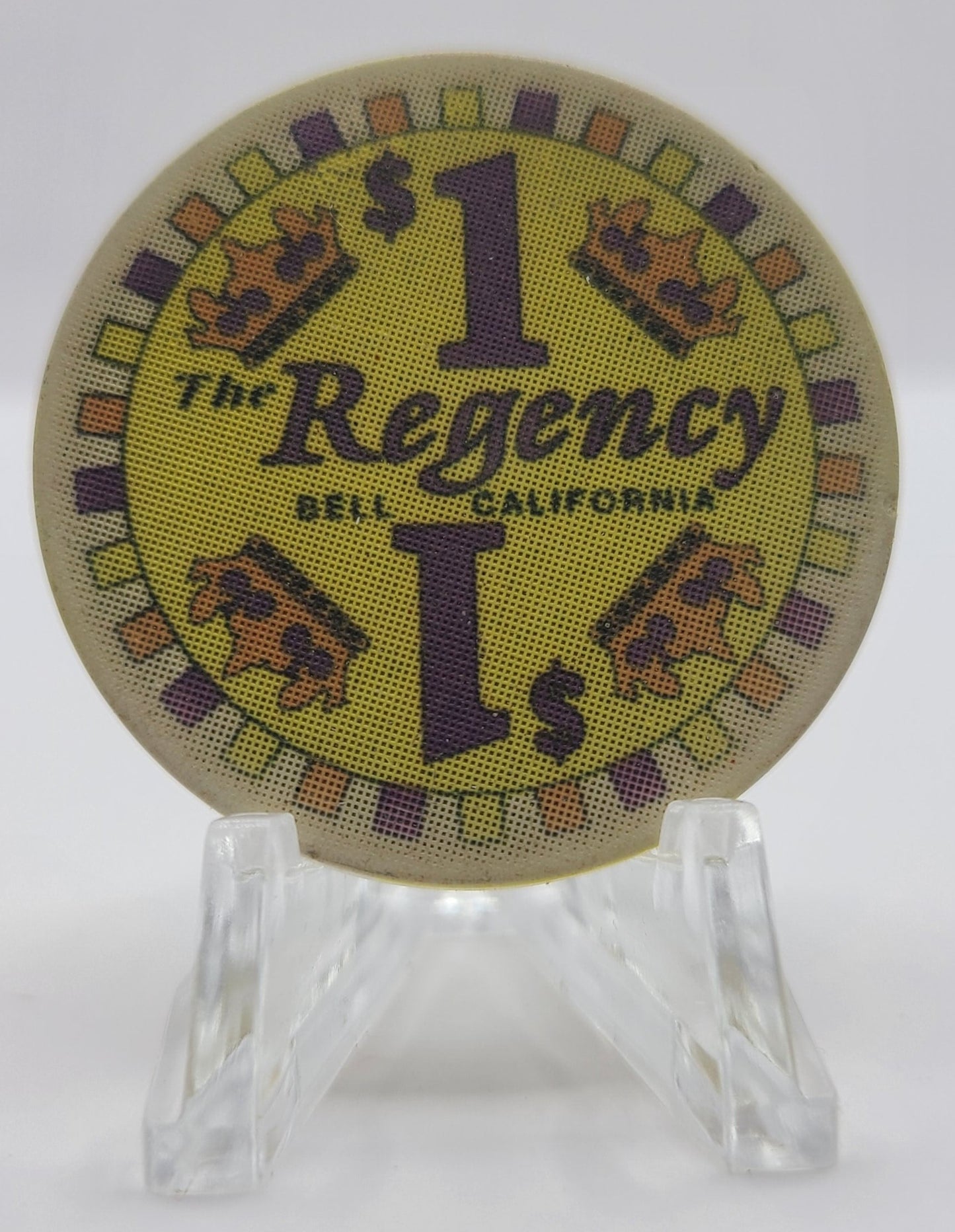 The Regency Card Club and Casino Bell California $1 Chip