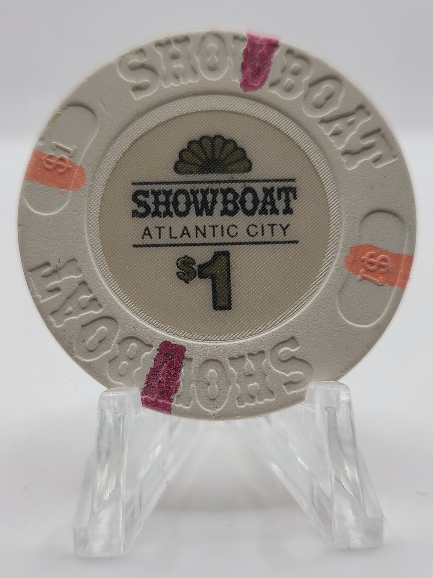 Showboat Casino Atlantic City New Jersey $1 Chip