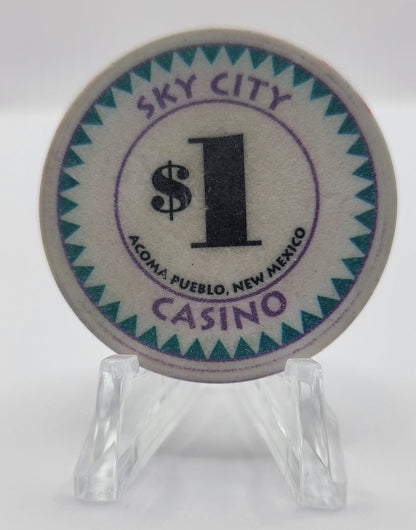 Sky City Casino Acoma New Mexico 1999 $1 Chip