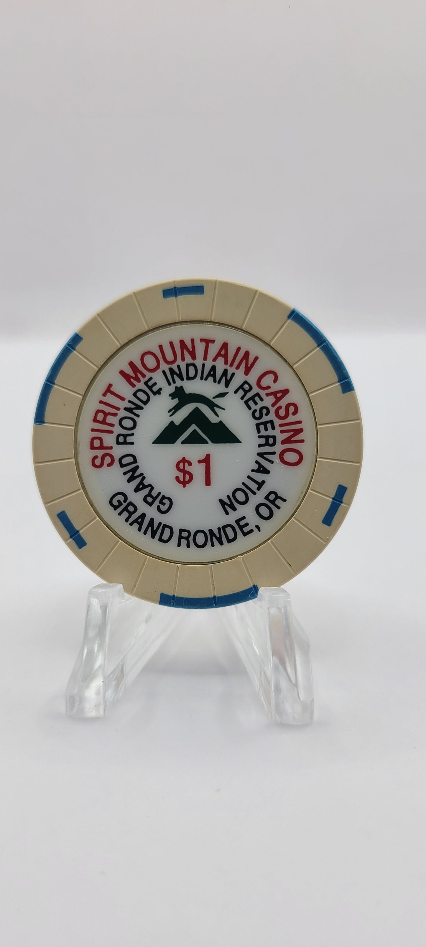 Spirit Mountain Casino Grand Ronde Oregon $1 Chip