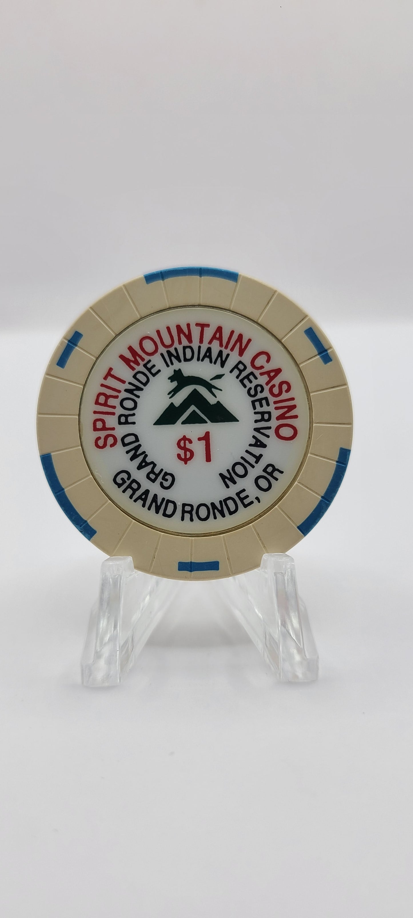 Spirit Mountain Casino Grand Ronde Oregon $1 Chip