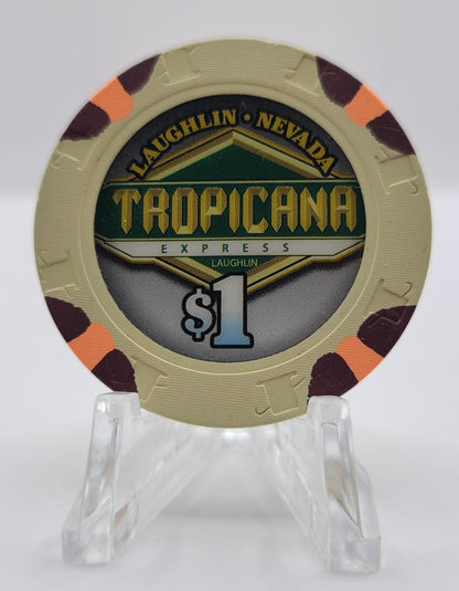 Tropicana Express Casino Laughlin Nevada 2007 $1 Chip