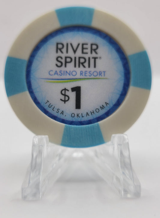 River Spirit Casino Tulsa Oklahoma 2022 $1 Chip