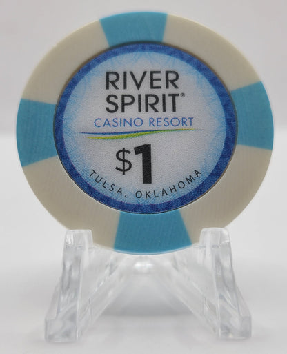 River Spirit Casino Tulsa Oklahoma 2022 $1 Chip