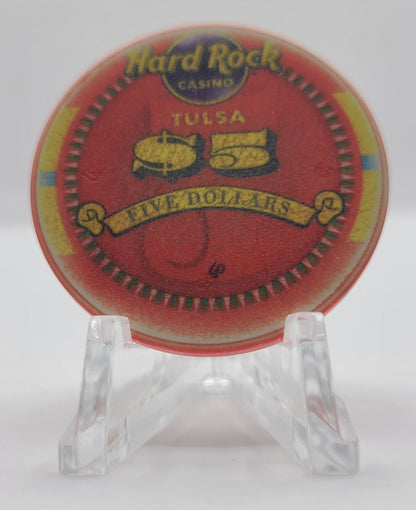 Hard Rock Hotel Casino Tulsa Oklahoma 2016 $5 Chip