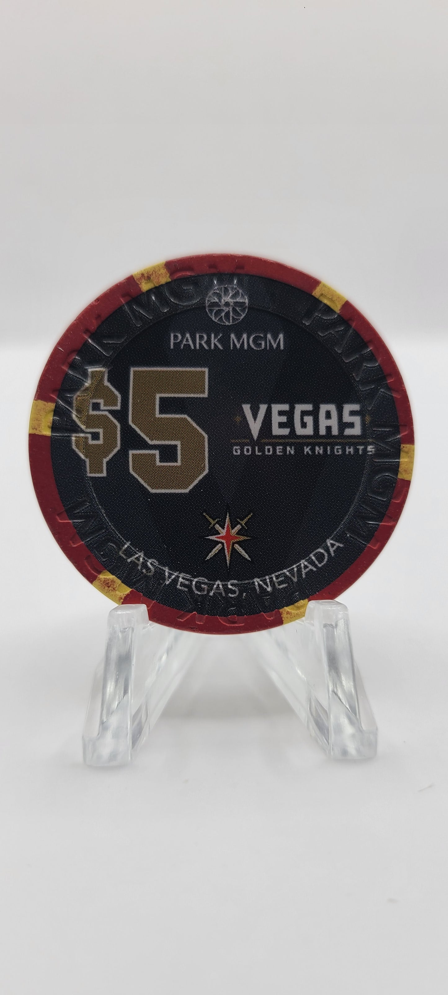 Park MGM Hotel Casino Las Vegas Nevada "Vegas Knights" $5 Chip