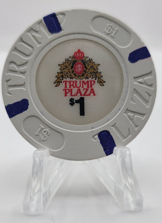 Trump Plaza Casino Atlantic City New Jersey $1 Chip