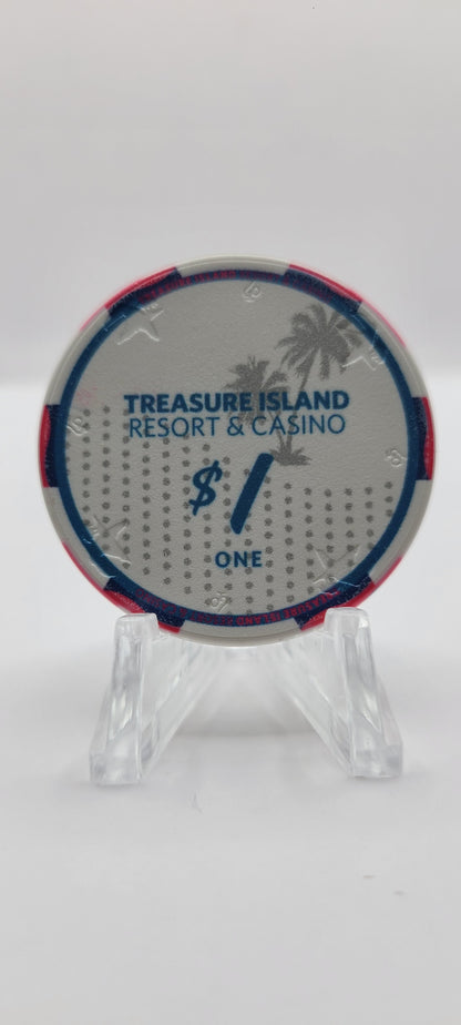 Treasure Island Casino Red Wing Minnesota $1 Chip