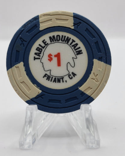 Table Mountain Casino Resort Friant California $1 Chip