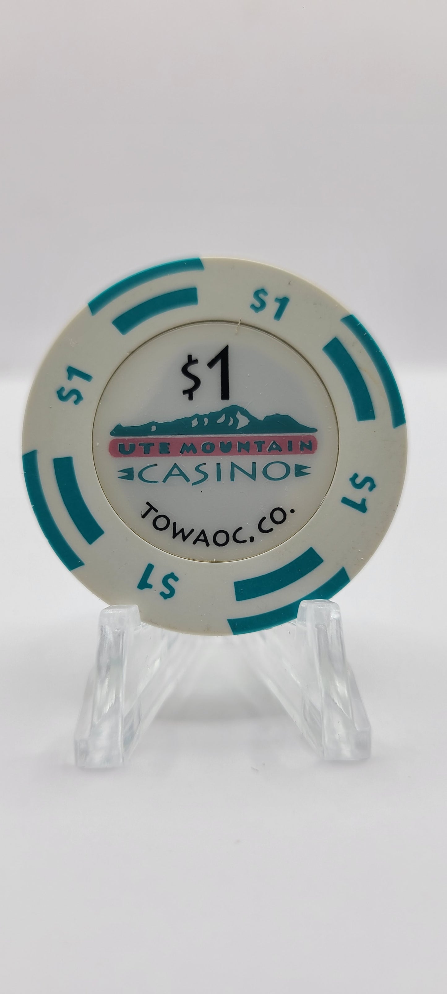 Ute Mountain Casino Towaoc Colorado 1999 $1 Chip