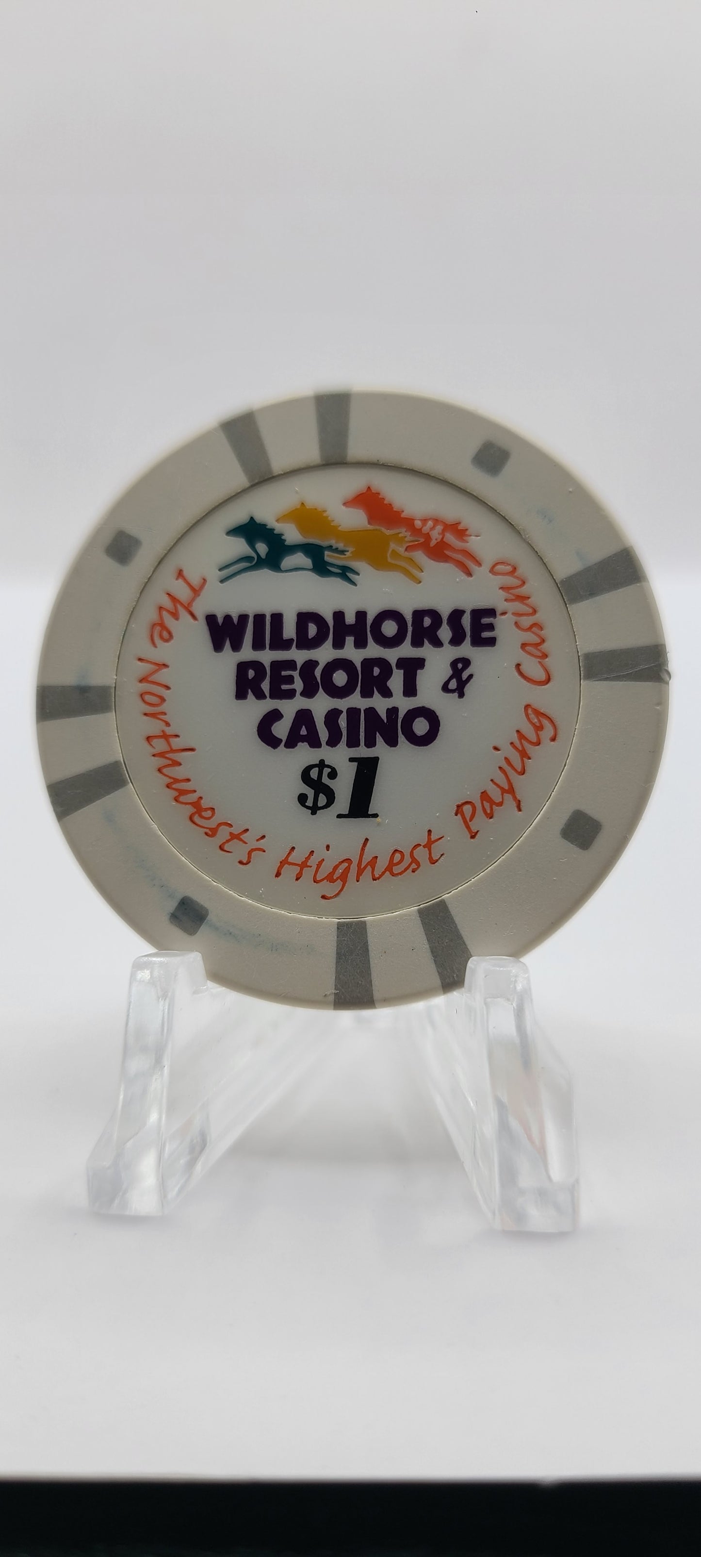 Wildhorse Casino Pendleton Oregon $1 Chip