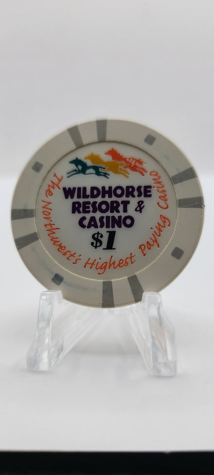 Wildhorse Casino Pendleton Oregon $1 Chip