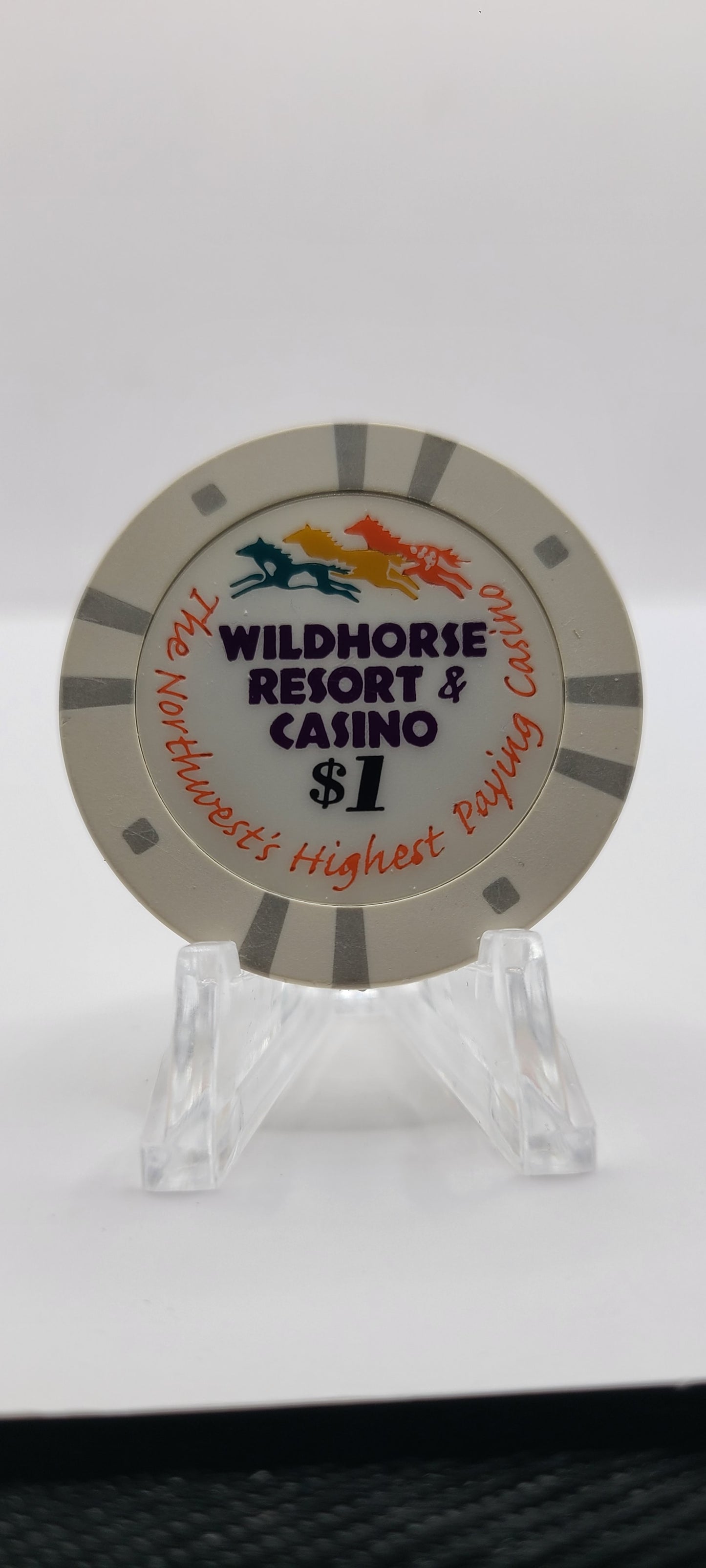 Wildhorse Casino Pendleton Oregon $1 Chip