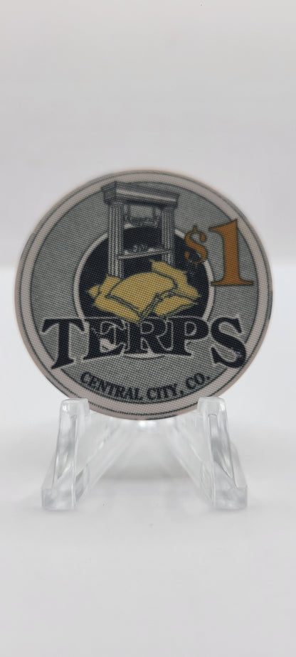 Terp's Casino Central City Colorado 1992 $1 Chip