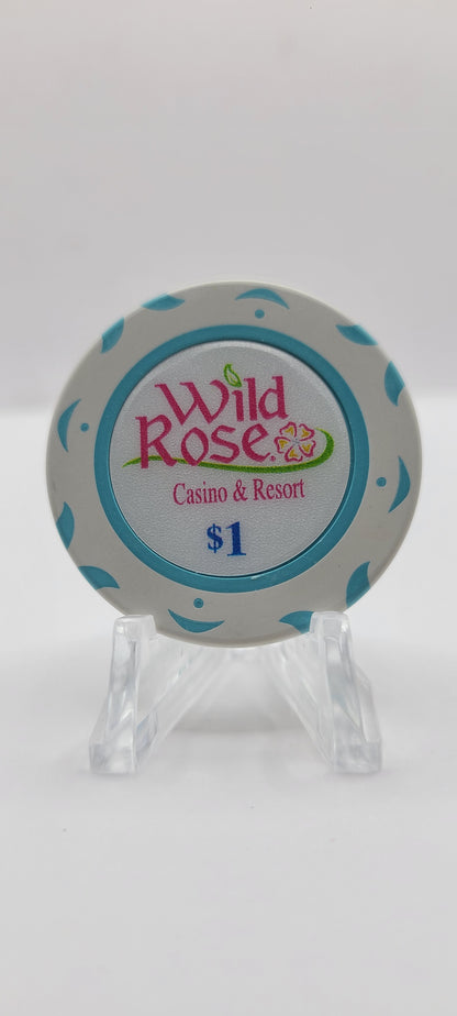 Wild Rose Casino Emmetsburg Iowa 2006 $1 Chip