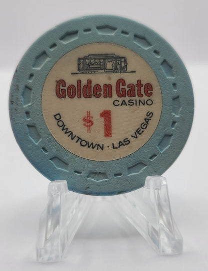 Golden Gate Casino Las Vegas Nevada 1964 $1 Chip N1705