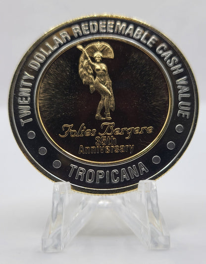 Tropicana Hotel Casino Las Vegas Nevada "35th Anniversary" $20 Silver Strike