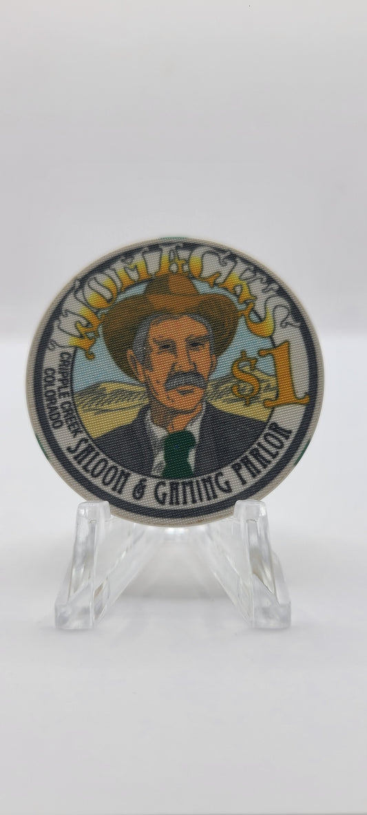 Womacks Casino & Hotel/ Womacks Legends Cripple Creek Colorado 1992 $1 Chip