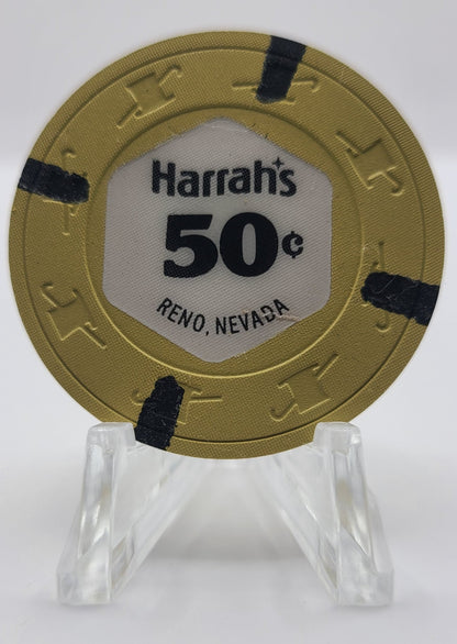 Harrah's Casino Reno Nevada 1970's $.50 Chip N2325 "UNCIRCULATED"