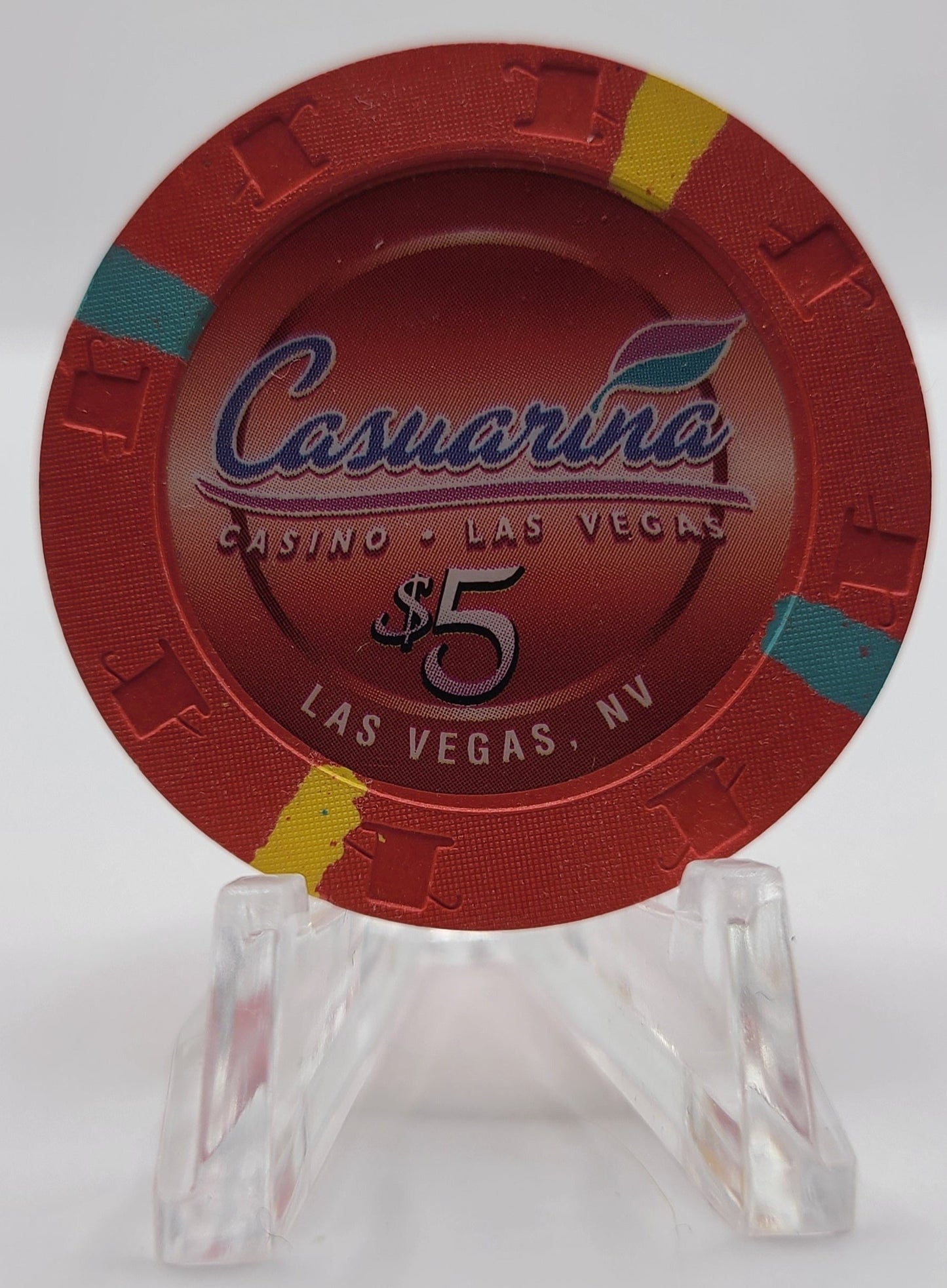 Casuarina Casino Las Vegas Nevada 2003 $5 Chip E0215