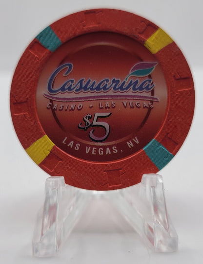 Casuarina Casino Las Vegas Nevada 2003 $5 Chip E0215