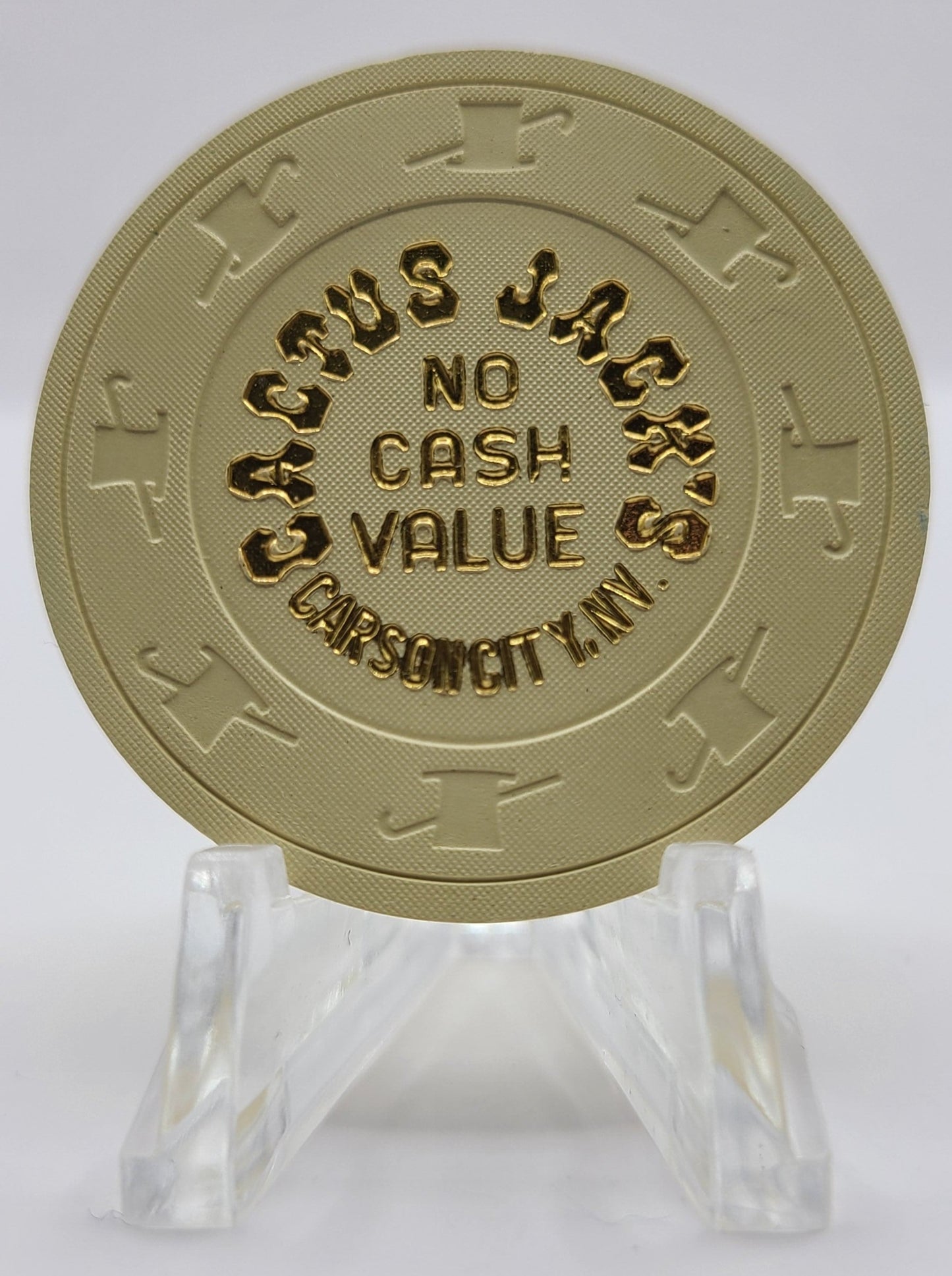 Cactus Jack's Carson City Nevada 1980's NCV Chip V2186.S